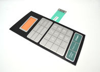 PET / PVC Metal Dome Membrane Switch With Colored Transparent Display Window