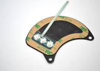 PC / PET Overlay Metal Dome Membrane Switch Keyboard With Female Connector Cable Tail