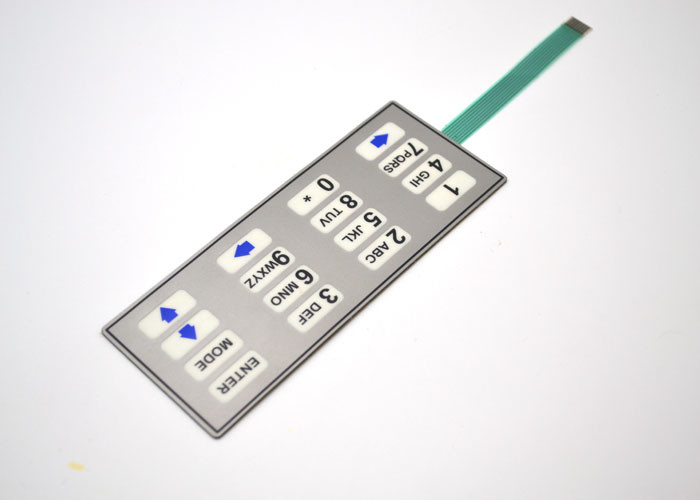 Water Resistant Membrane Switch Keypad , Membrane Push Button Switch Panel
