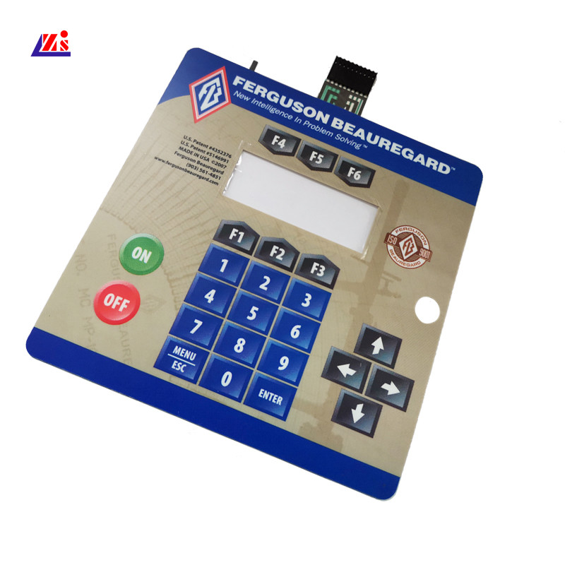 Overlay Adhesive 0.3mm Push Button Tactile Membrane Switch
