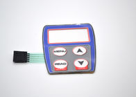 Embossing Keys Membrane Touch Switch With 4 Metal Dome ISO9001 Certification