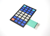 Custom Tactile Membrane Keyboard 100mmx70mm With Back Adhesive 3M467