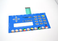 Push Button Membrane Switch Panel With LCD Clear Window No Embossing