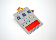 LED Embossed Tactile FPC Membrane Switch Keypad Moisture Proof 0.3mm Thick