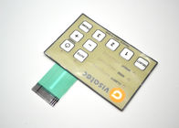 Push Button Metal Dome Membrane Switch Embossed And Tactile 80*80mm