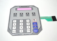 Embossed Tactile Metal Dome Membrane Switch With Protection Film On Overlay