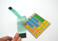 Flat / Embossed Tactile Membrane Keypad , Push Button Membrane Switch