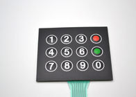 Tactile Embossed Membrane Push Button Switch Keypad Water Resistant 50*60mm