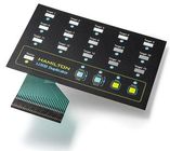 EL Lighting Illuminated Membrane Switch Keyboard For Industrial Equipment