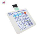 Embossed Button PET Circuit Membrane Switch With LED