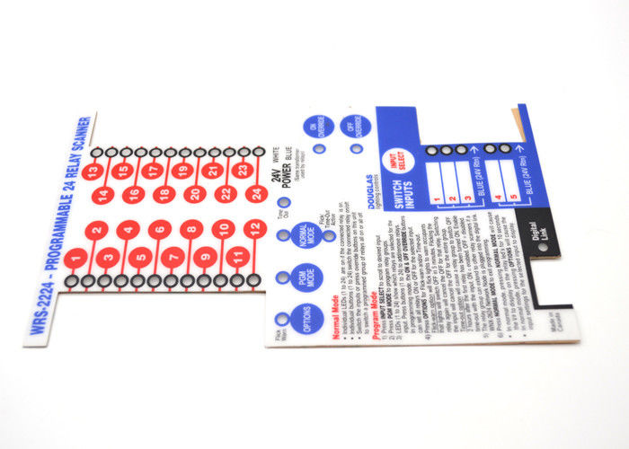 Light Weight Flat Face Plate With Non Tactile On Surface For Power Supply Controller