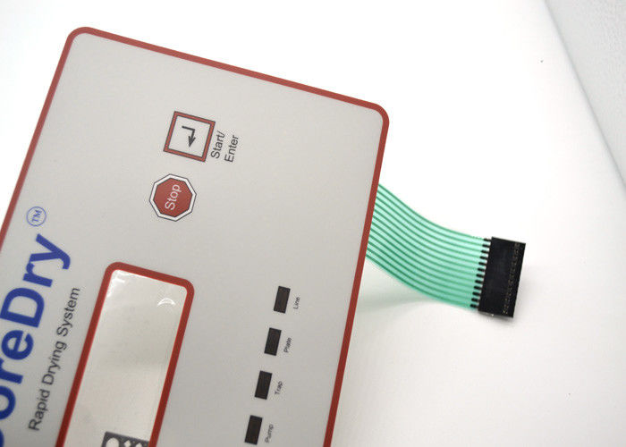 Non Tactile Flat Membrane Keyboard Panel For Core Dry On Rapid Drying System