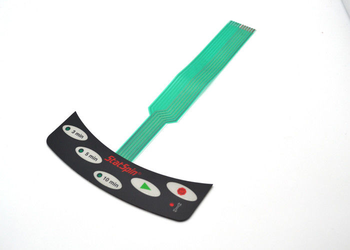 Tactile Flat Metal Dome Membrane Switch , Membrane Type Keyboard ROHS ISO