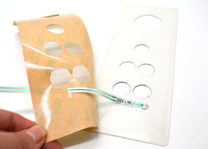 Glossy Surface Membrane Panel Switch , Anti Oil Membrane Type Keyboard
