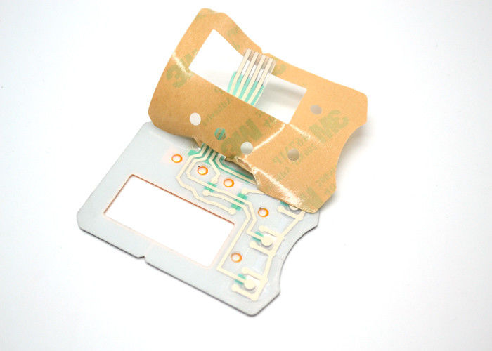 Push Button Tactile Membrane Keyboard , Membrane Type Touch Switch Oil Resistance