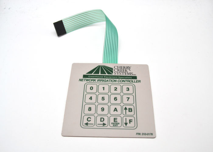 Network Irrigation Controller Metal Dome Membrane Switch With Embossed Tactile Type