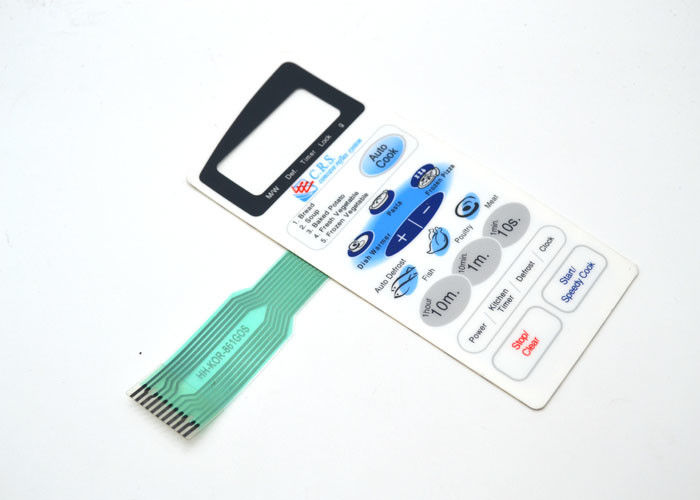 Light Weight Flat Membrane Keyboard , Multi Color Pet Membrane Switch