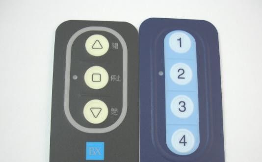 Push Button Backlit Membrane Switch Keypad Flexible Silk Printing Anti - Corrosion