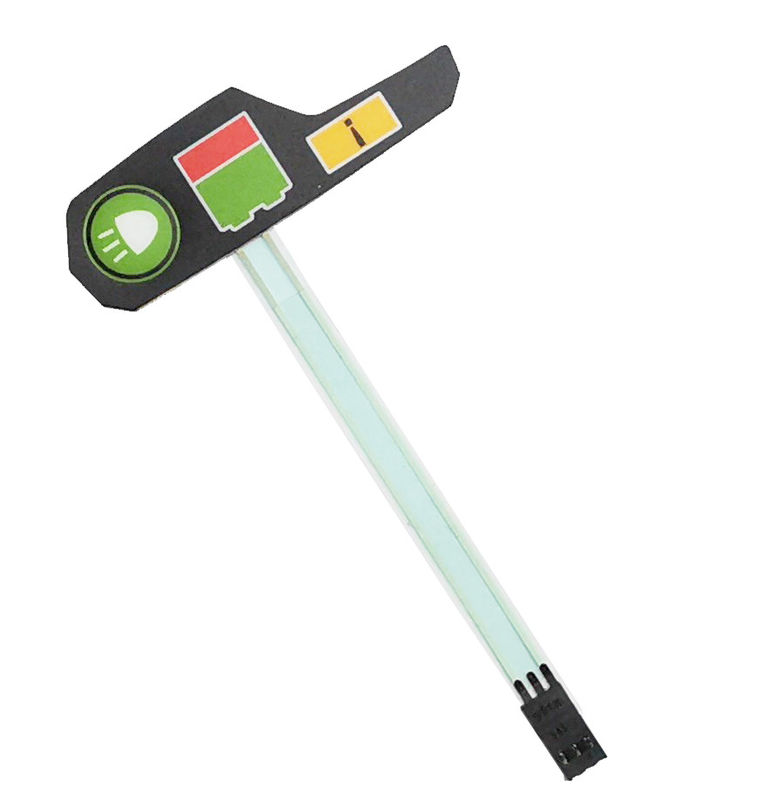 Tactile Type Push Button Membrane Switch Panel For Door Ajar Controller
