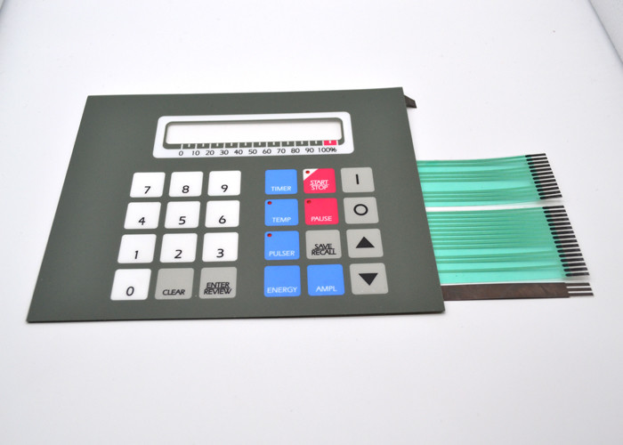 Shielding Circuit Sealed Membrane Switches Multi Button Embossed Tactile Type