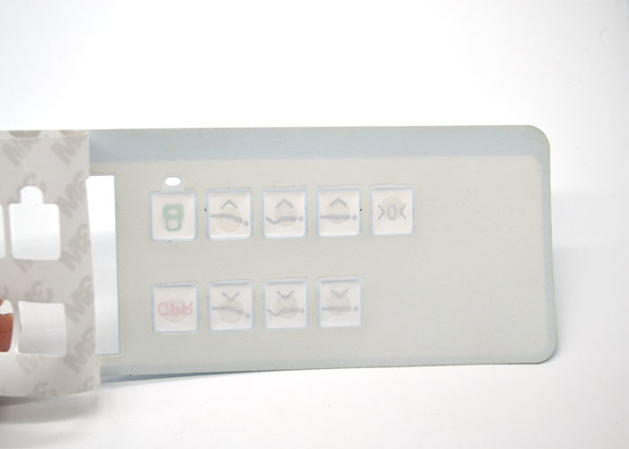Embossed Tatile Marine Membrane Switch Panel For Medical Instruments