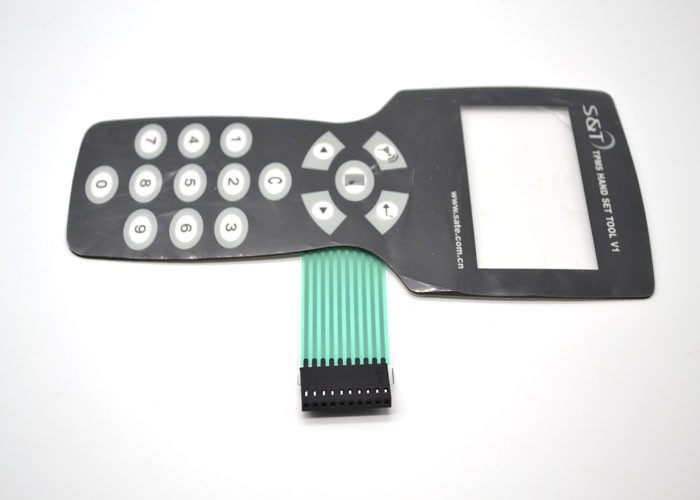 Embossed Tactile Membrane Switch Keypad For Remote Controller Anti - Microbial