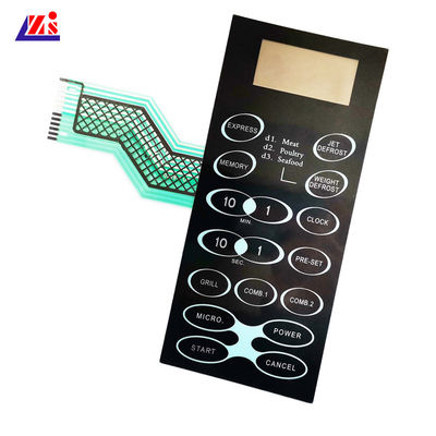 Pet Tactile 115x130mm Embossed Sealed Membrane Keypad